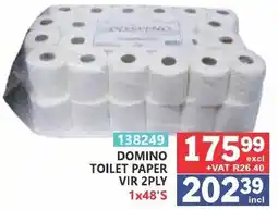 Arrow Cash And Carry DOMINO TOILET PAPER VIR 2PLY offer