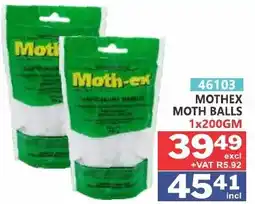 Arrow Cash And Carry Moth-ex MOTH BALLS offer