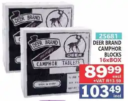 Arrow Cash And Carry Deer Brand Camphor Blocks offer