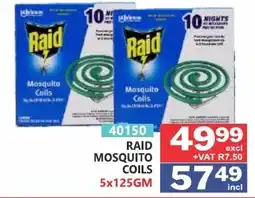 Arrow Cash And Carry RAID MOSQUITO COILS offer