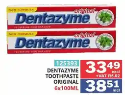 Arrow Cash And Carry DENTAZYME TOOTH PASTE ORIGINAL offer