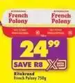 Shoprite Ritebrand - french polony offer
