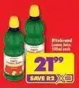 Shoprite Ritebrand - lemon juice offer