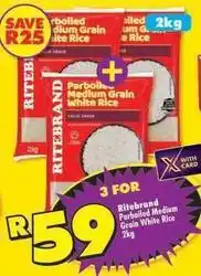 Shoprite Ritebrand - parboiled medium grain white rice offer