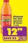 Shoprite Ritebrand - dairy blend concentrate offer
