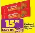 Shoprite Ritebrand - ginger biscuits offer