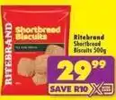Shoprite Ritebrand - shortbread biscuits offer