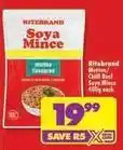 Shoprite Ritebrand - soya mince offer