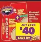 Shoprite Ritebrand - instant maize porridge offer