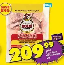 Shoprite Goldi - frozen chicken mixed portions offer