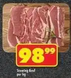 Shoprite Stewing beef offer