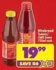 Shoprite Ritebrand - tomato / chilli sauce offer