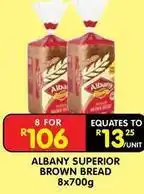 Shoprite Albany - superior brown bread offer