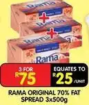 Shoprite Rama - original 70% fat spread offer