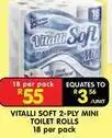 Shoprite Mini - 2-ply mini toilet rolls offer