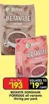 Shoprite Sorghum porridge offer