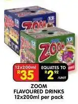 Shoprite Zoom - flavoured drinks offer