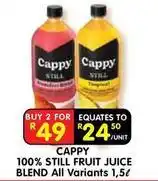 Shoprite 100% still fruit juice blend offer