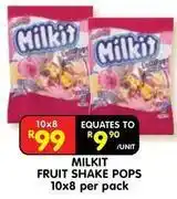 Shoprite Fruit shake pops offer