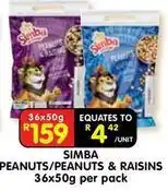 Shoprite Simba - peanuts/peanuts & raisins offer