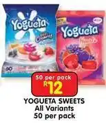 Shoprite Yogueta - yogueta sweets offer