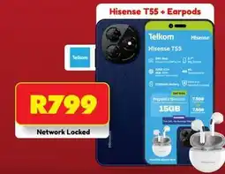 Shoprite Hisense - t55 + earpods offer