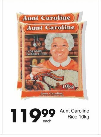 Save Aunt Caroline Rice 10kg offer