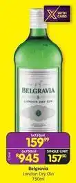 Shoprite Liquor London dry gin 750ml offer