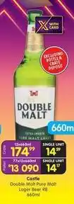 Shoprite Liquor Castle - double malt pure malt lager beer offer