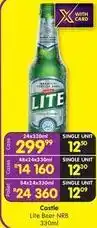 Shoprite Liquor Castle - lite beer nrb 330ml offer