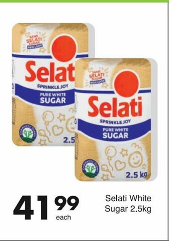 Save Selati White Sugar 2.5kg offer