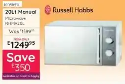Bradlows Russell Hobbs 20Lt Manual Microwave offer