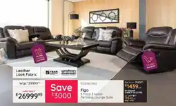 Bradlows Figo 3 Piece 3 Action Reclining Lounge Suite offer