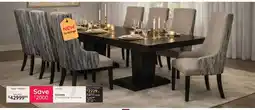 Bradlows Sonata 9 Piece Dining Room Suite offer