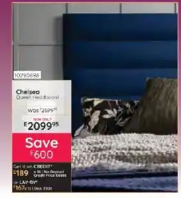 Bradlows Chelsea Queen Headboard offer