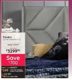 Bradlows Pandra Queen Headboard offer