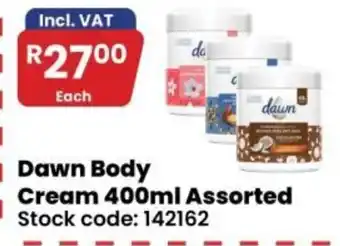 Dawn Body Cream Assorted