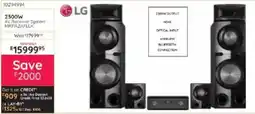 Bradlows LG AV Receiver System offer