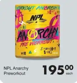 Save Hyper NPL Anarchy Preworkout offer