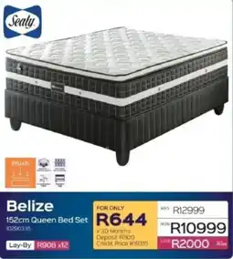 Sleepmasters Sealy Belize 152cm Queen Bed Set offer