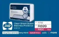 Sleepmasters Sealy Clean Shield Queen Mattress Protector offer