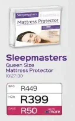Sleepmasters Sleepmasters Queen Size Mattress Protector offer