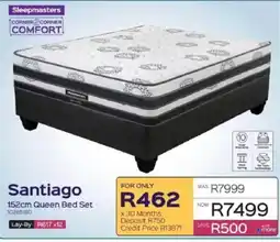Sleepmasters Sleepmasters Santiago 152cm Queen Bed Set offer