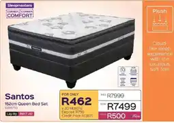 Sleepmasters Sleepmasters Santos 152cm Queen Bed Set offer
