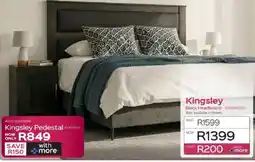 Sleepmasters Kingsley Black Headboard offer