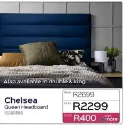 Sleepmasters Chelsea Queen Headboard offer