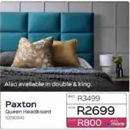 Sleepmasters Paxton Queen Headboard offer