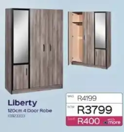 Sleepmasters Liberty 120cm 4 Door Robe offer