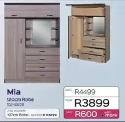 Sleepmasters Mia 120cm Robe offer