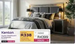 Sleepmasters Kenton Queen Headboard & Pedestals offer